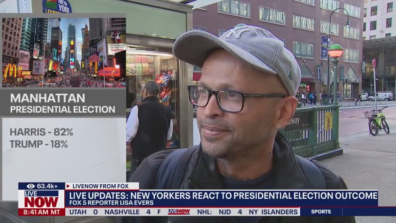 New Yorkers react to presidential election