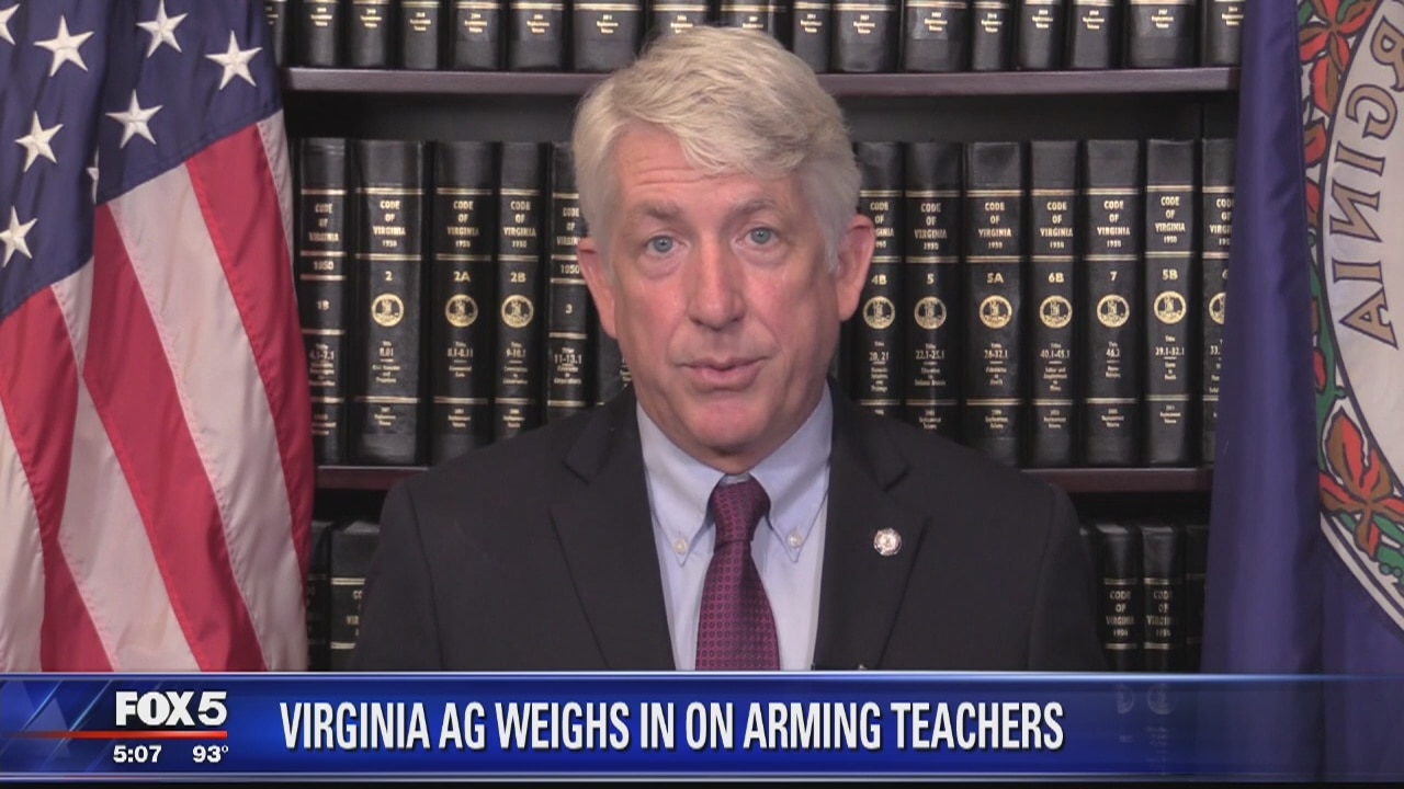 Virginia Attorney General weighs in on arming teachers in schools