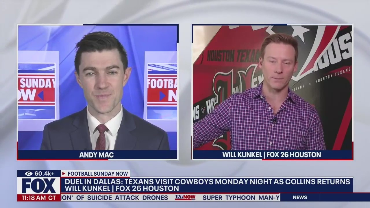 Texans visit Cowboys on Monday night