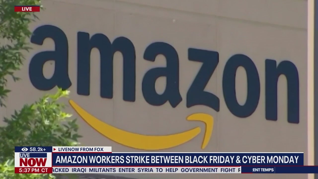 Amazon workers strike ahead of Cyber Monday