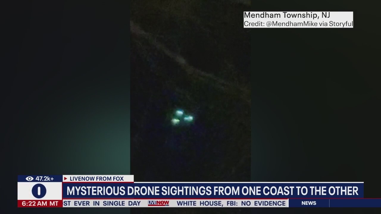Mysterious drone sightings on each coast
