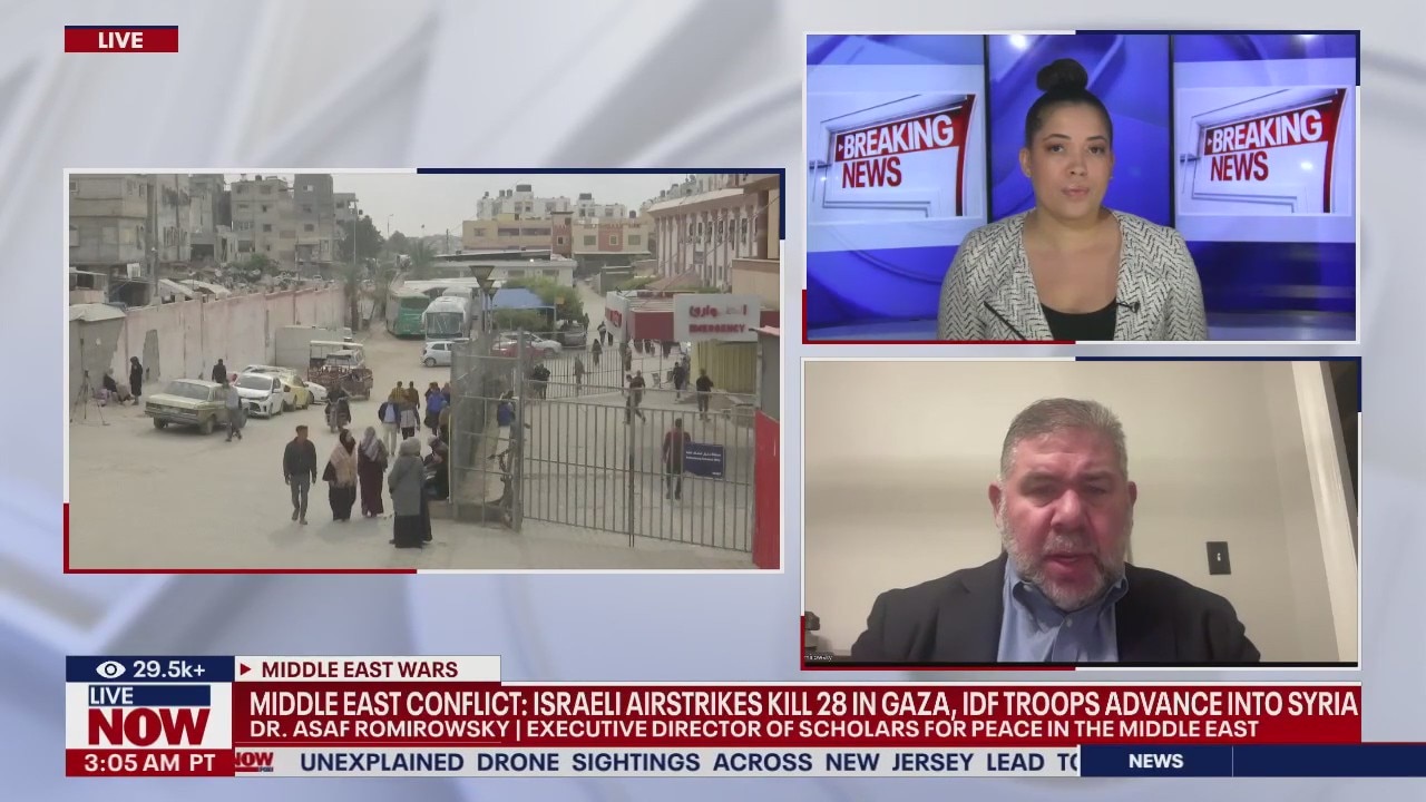 War in Gaza continues as IDF troops advance in Syria