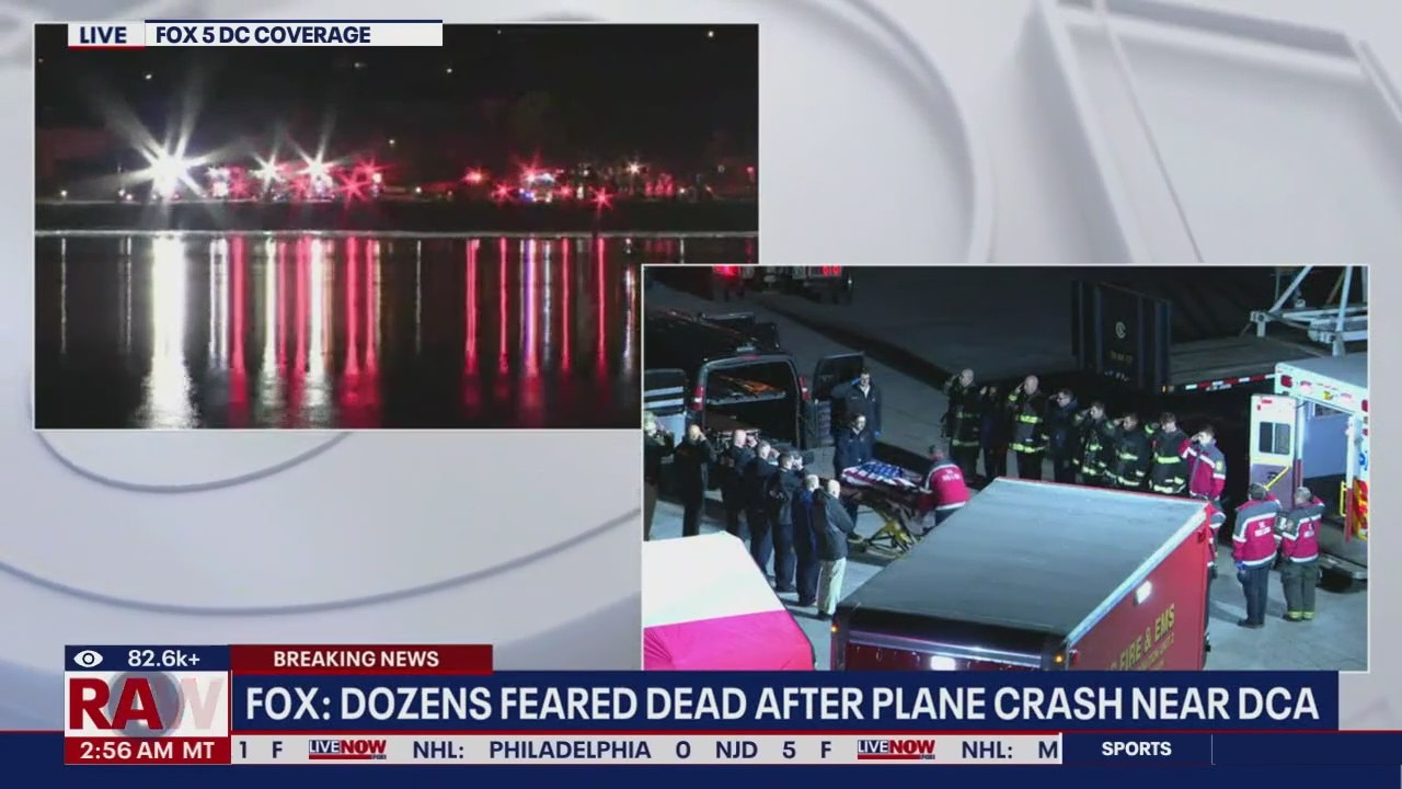 First responders salute plane crash victims in DC