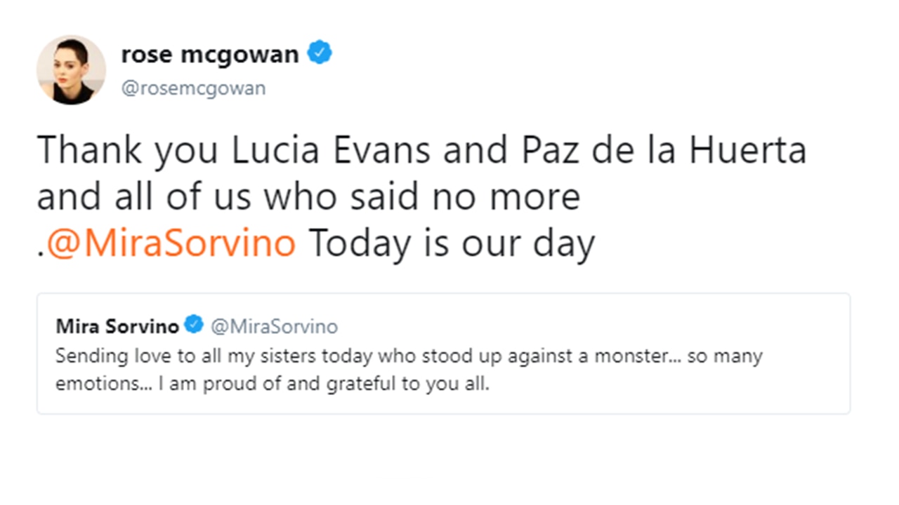 Stars react to Weinstein's arrest