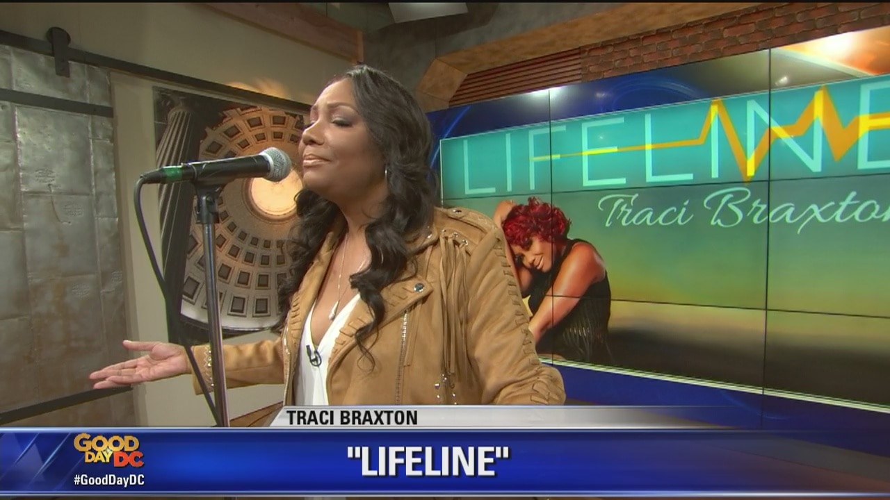 Traci Braxton performs 'Lifeline' on Good Day DC
