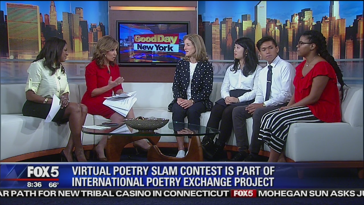 Caroline Kennedy and 3 Young Poets