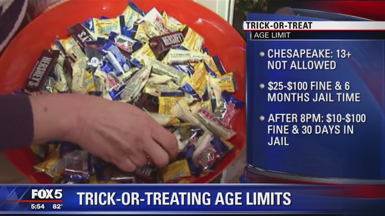 Trick-or-treating over 12 years old could earn jail time in Virginia town