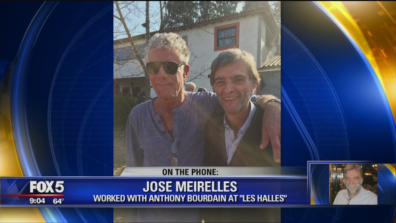 Chef, friend remembers Anthony Bourdain