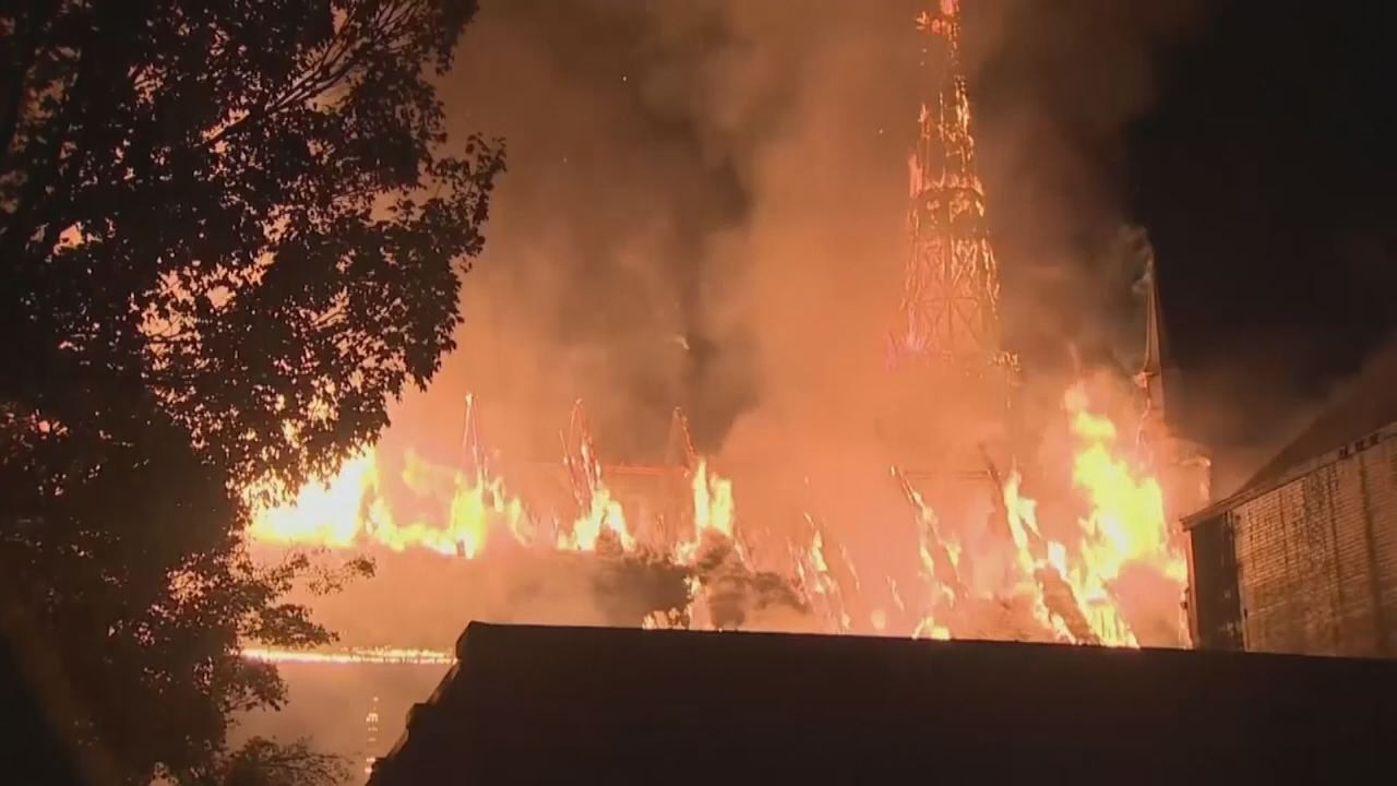 Historic Boston-area church destroyed by fire