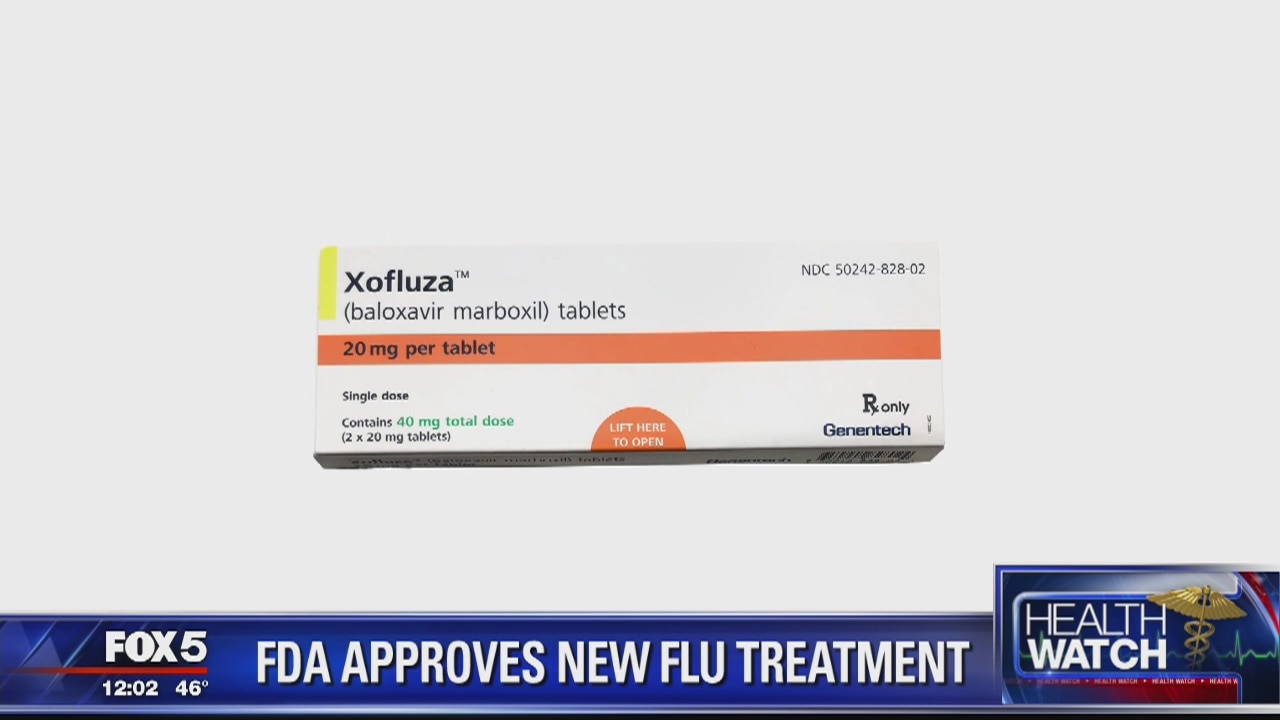 FDA approves first flu treatment drug in nearly 20 years