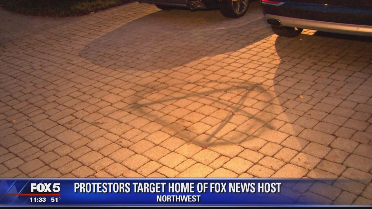 'We know where you sleep at night': Protesters target home of Fox News' Tucker Carlson