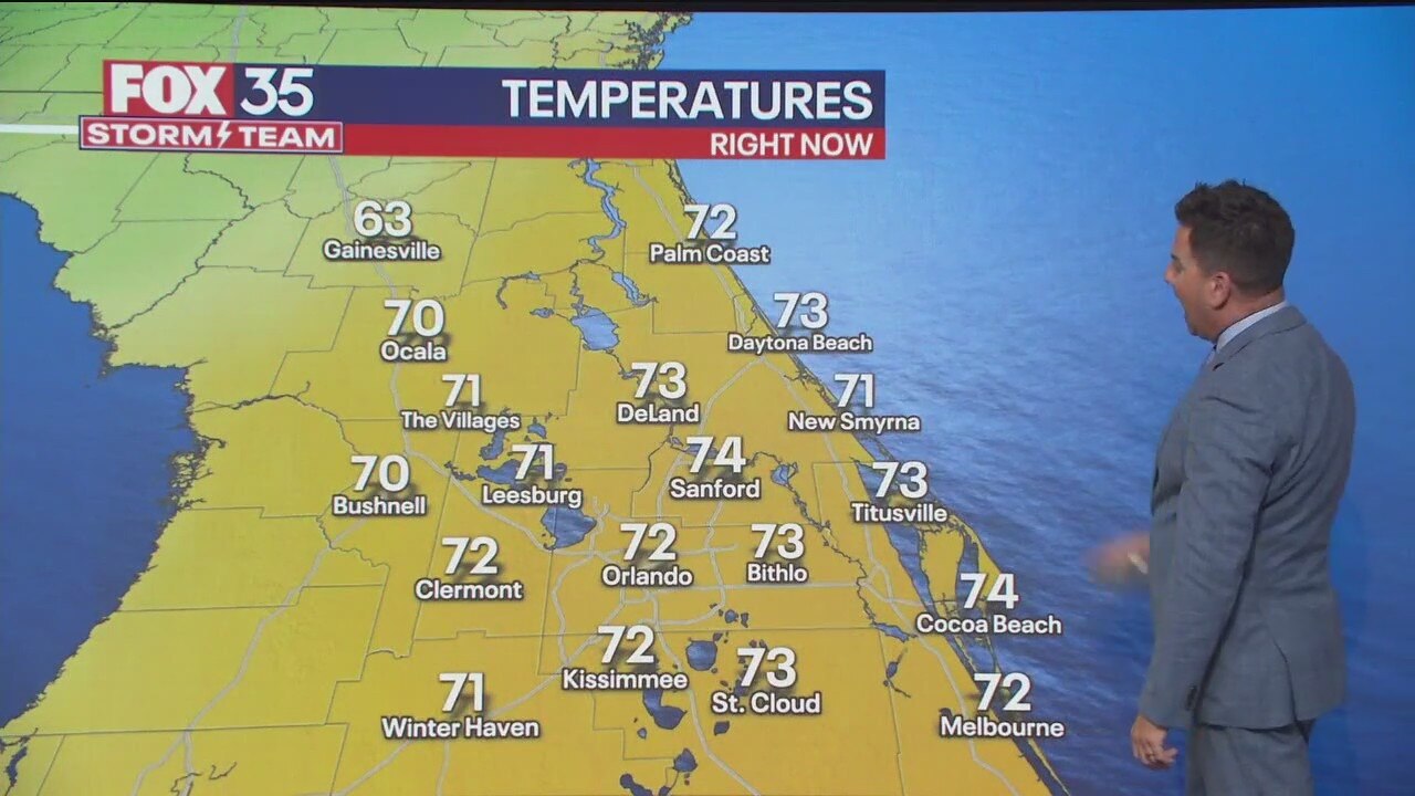 Orlando Weather Forecast - 8 a.m. Update