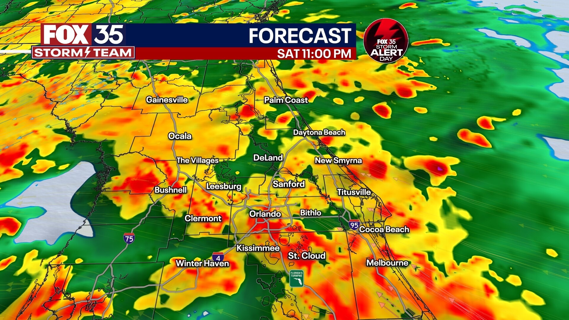 Severe weather risk in Florida to rise