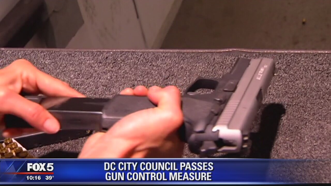 DC Council passes ?Red Flag? law unanimously
