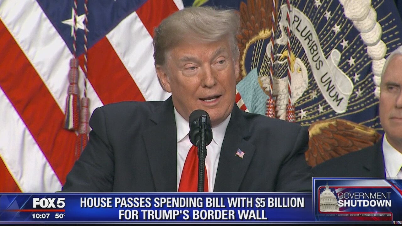 President Trump's demand for border wall moves government closer to shutdown