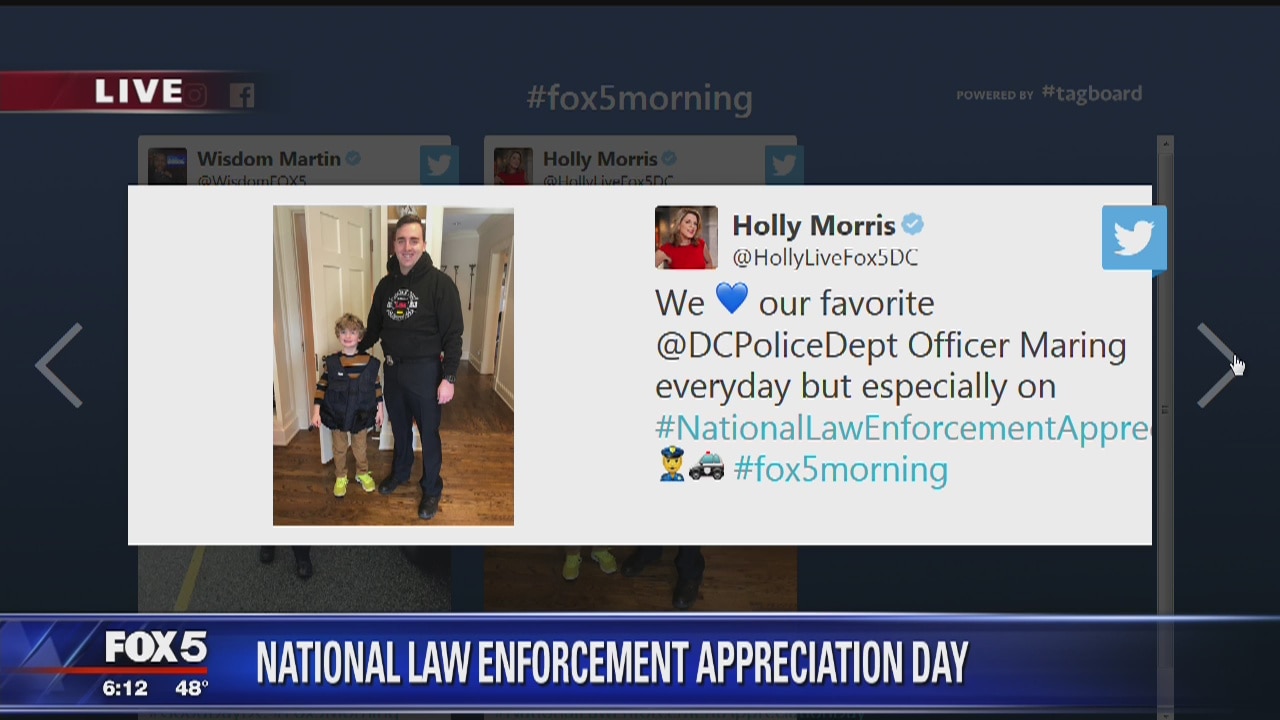National Law Enforcement Appreciation Day celebrated around DC region
