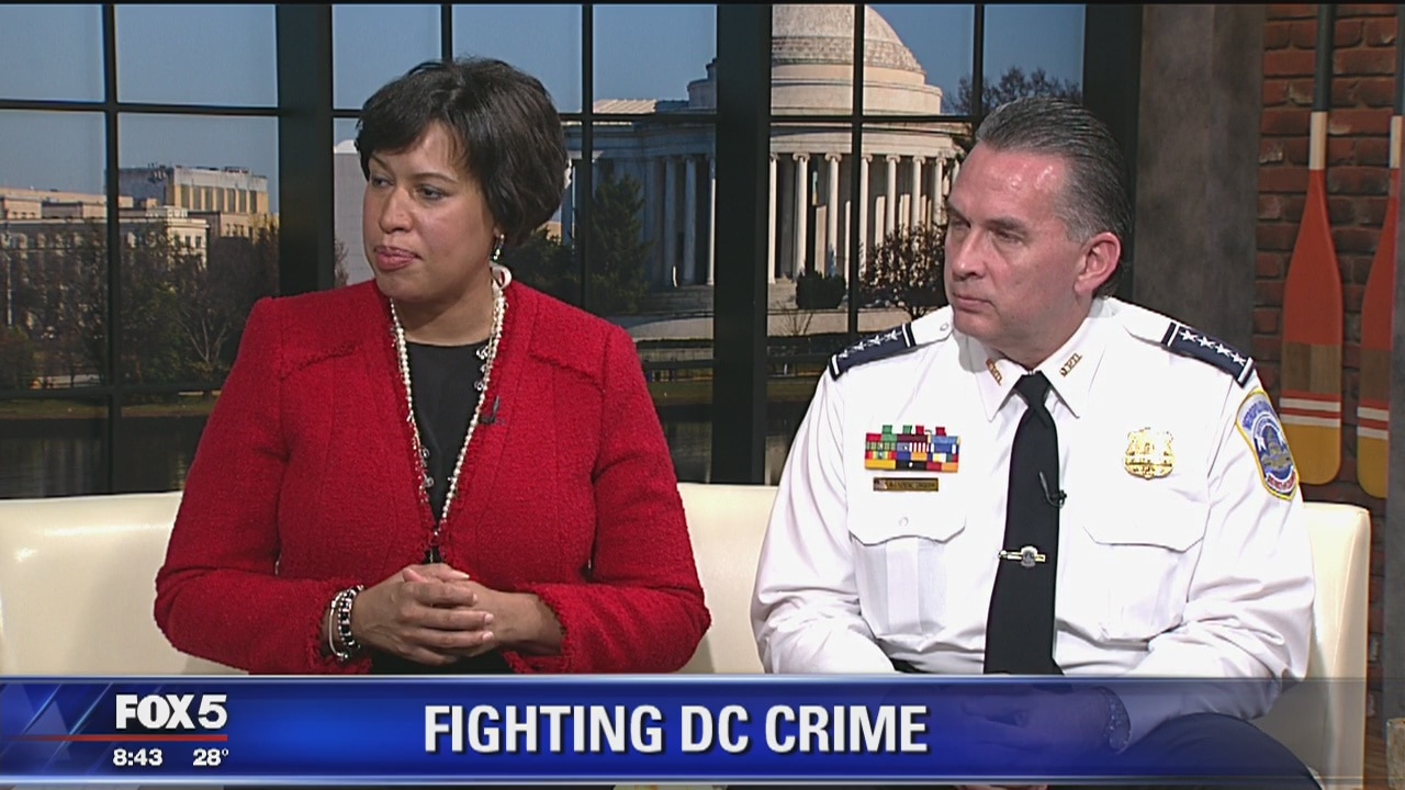 DC Mayor Bowser, Police Chief Newsham visit FOX 5 to discuss fight against violence in the District