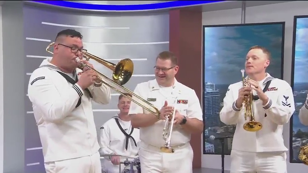 Daytona Navy Week: Navy band, ceremonial guard perform