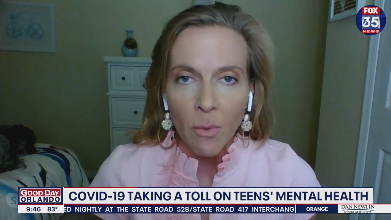 Coronavirus pandemic taking a toll on the mental health of teens