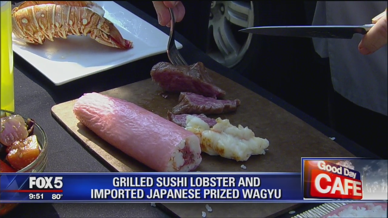Good Day Cafe: Grilled Sushi Lobster & Japanese Wagyu
