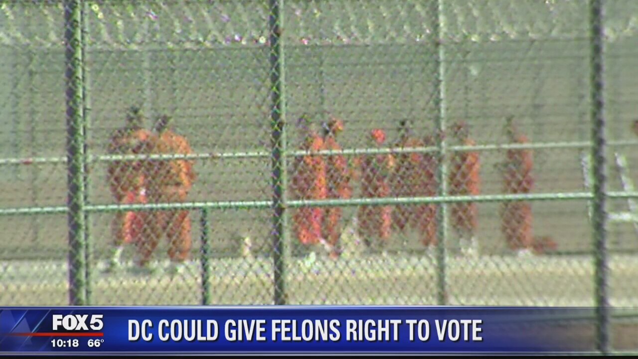 Lawmakers to propose voting rights for DC felons