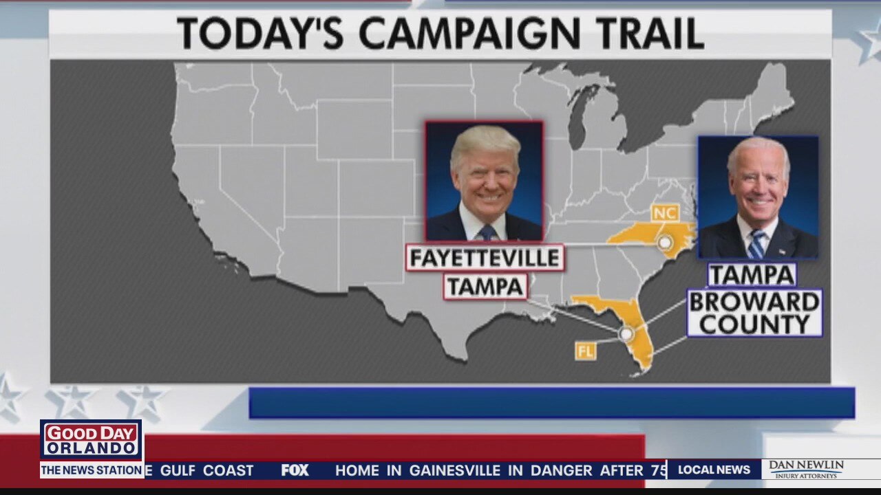 Trump, Biden to hold rallies in Florida on Thursday as Election Day nears
