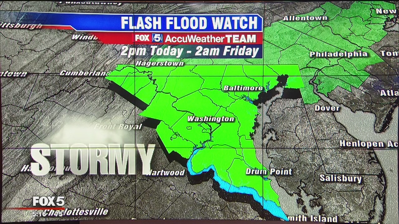 Showers, strong thunderstorms likely Thursday afternoon | FOX 5 DC