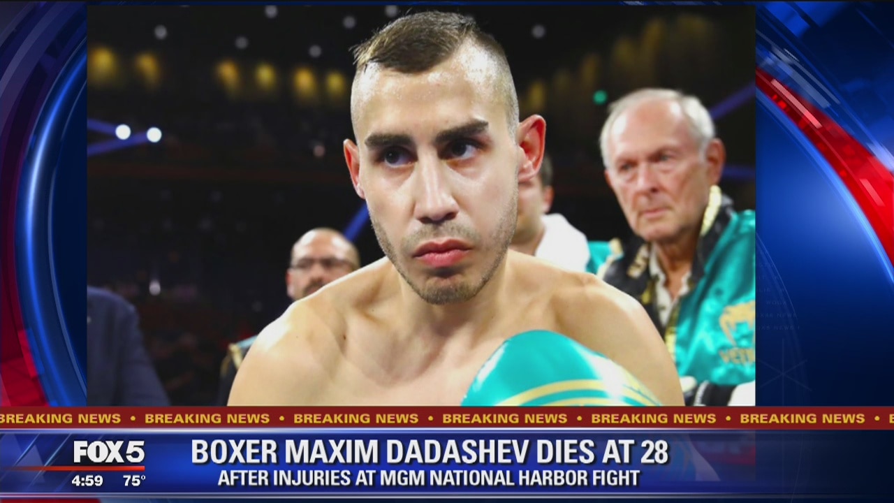 Boxer dies after fight at MGM National Harbor