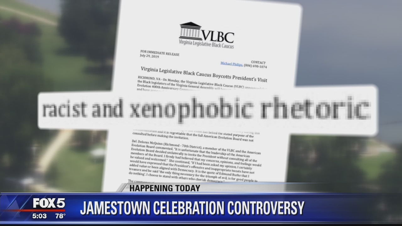 Trump to be part of historical celebration at Jamestown