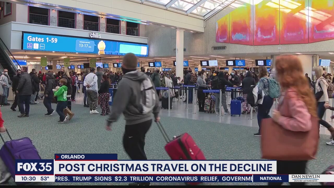Post-Christmas travel during the COVID-19 pandemic