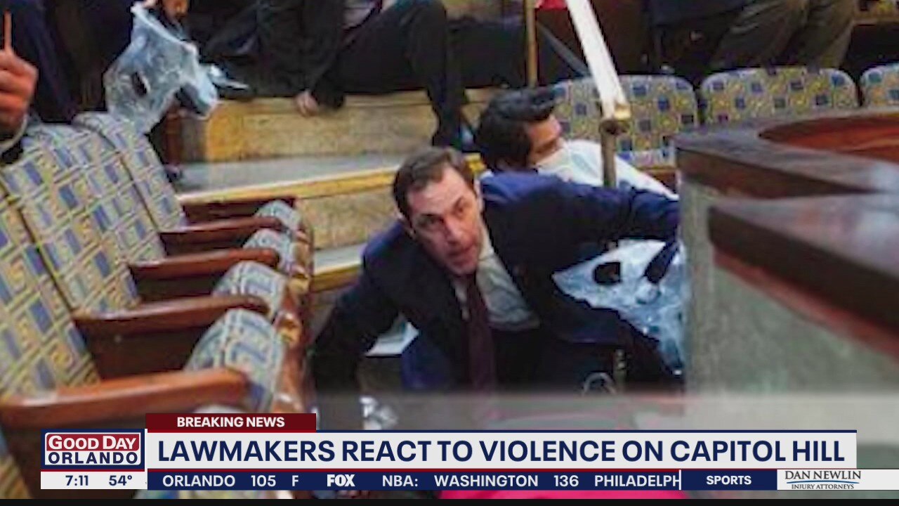 Lawmakers react to violence on Capitol Hill
