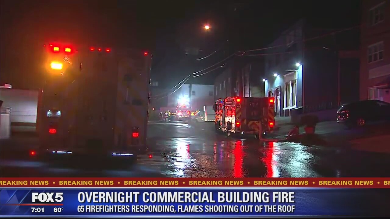 No injuries reported in early morning commercial building fire in Montgomery County