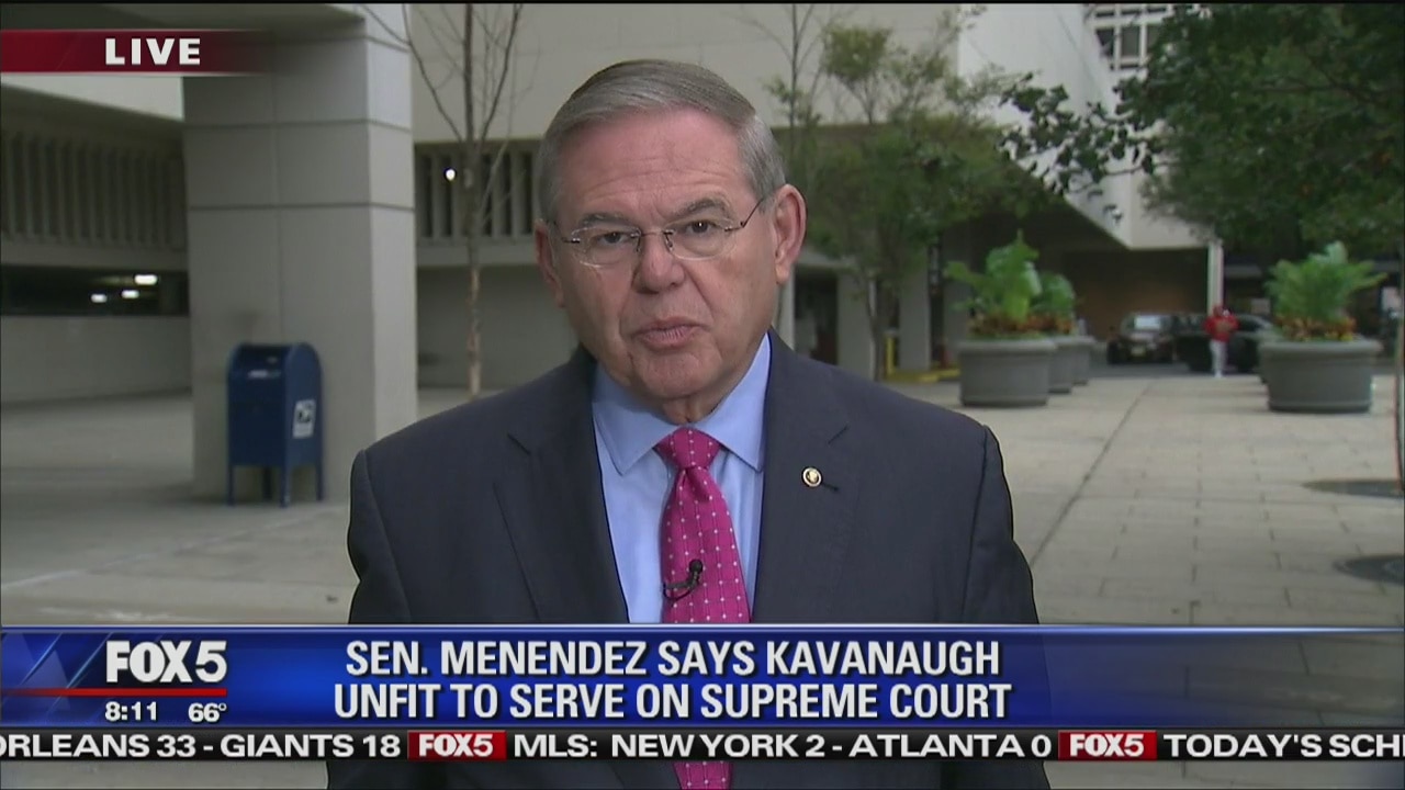 Sen. Bob Menendez Talks Kavanaugh Opposition