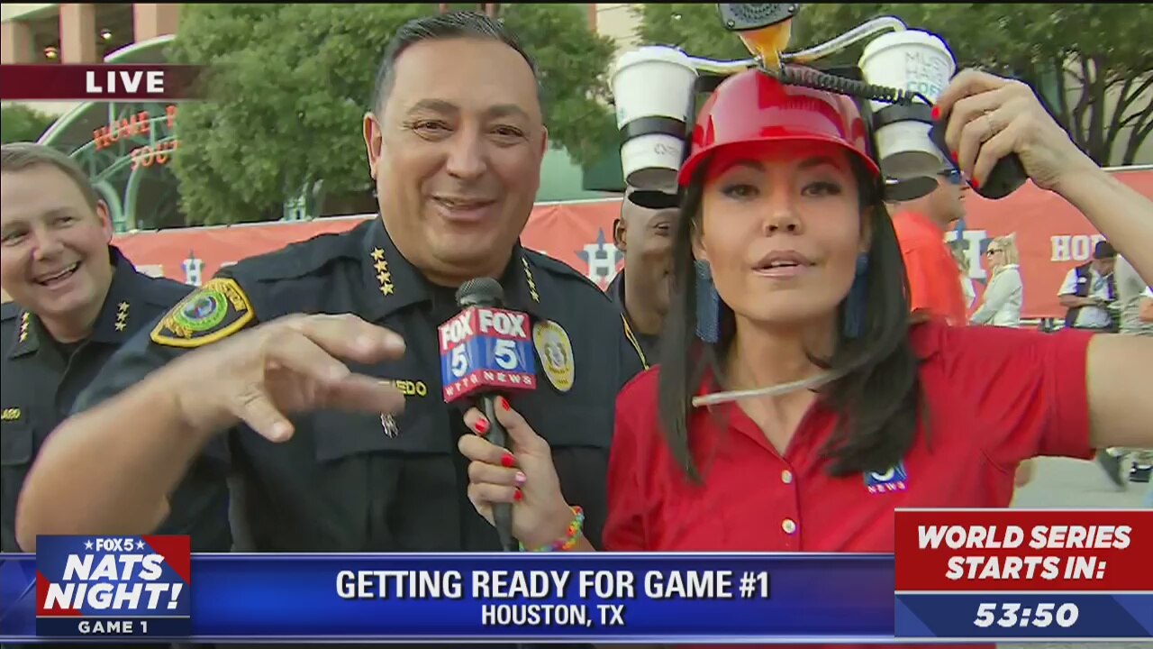 Getting ready for World Series Game 1