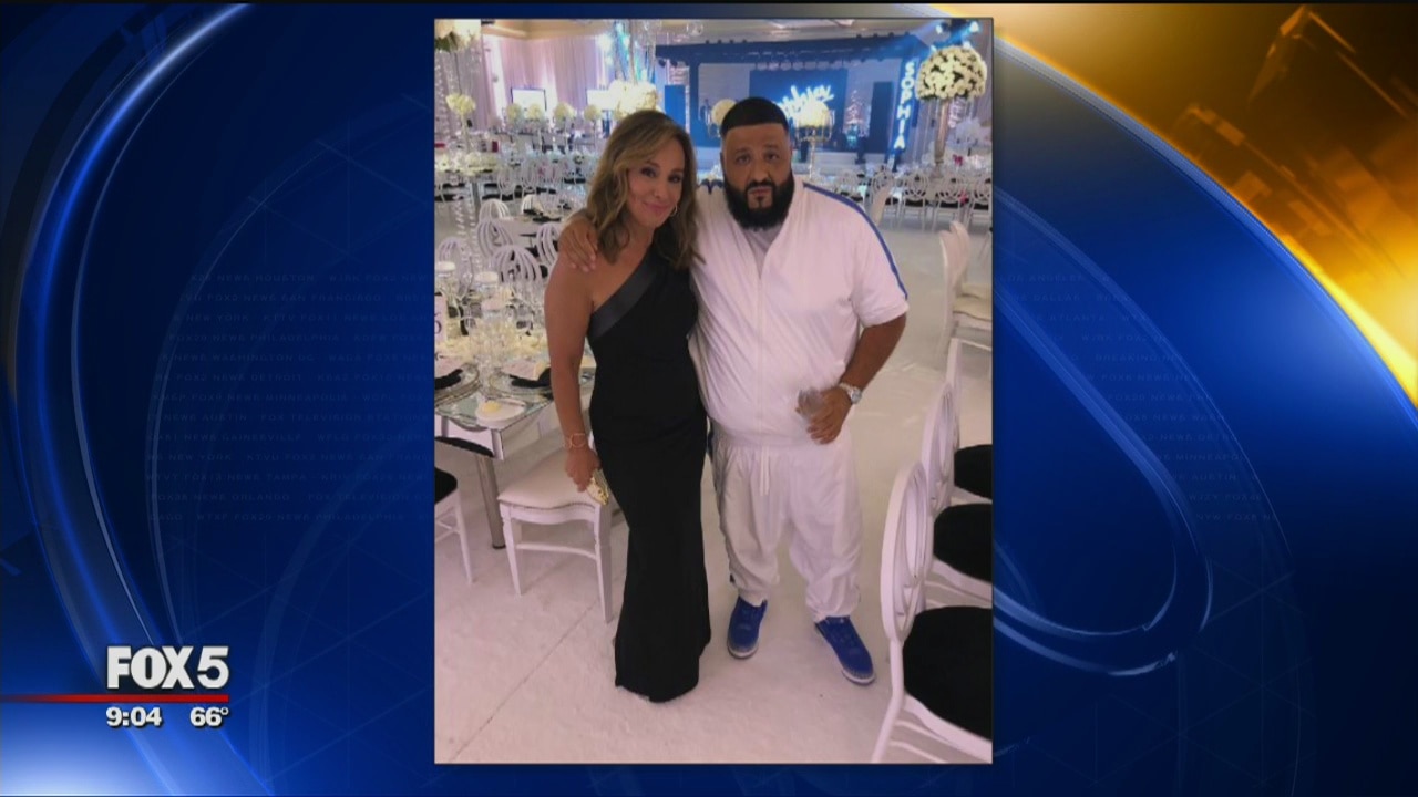 Rosanna Scotto parties with DJ Khaled