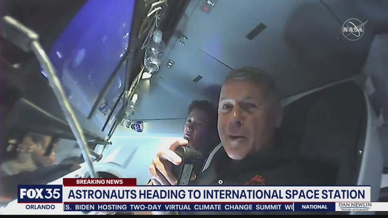 Astronauts heading to the ISS