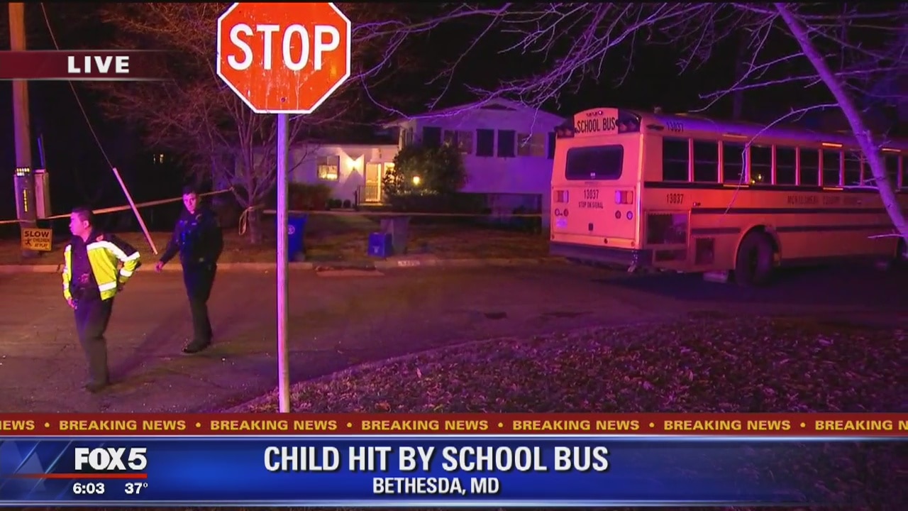 Child hit by school bus in Bethesda | FOX 5 DC