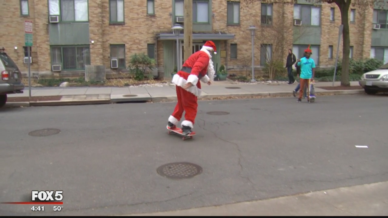 Skateboard enthusiasts helping those in need