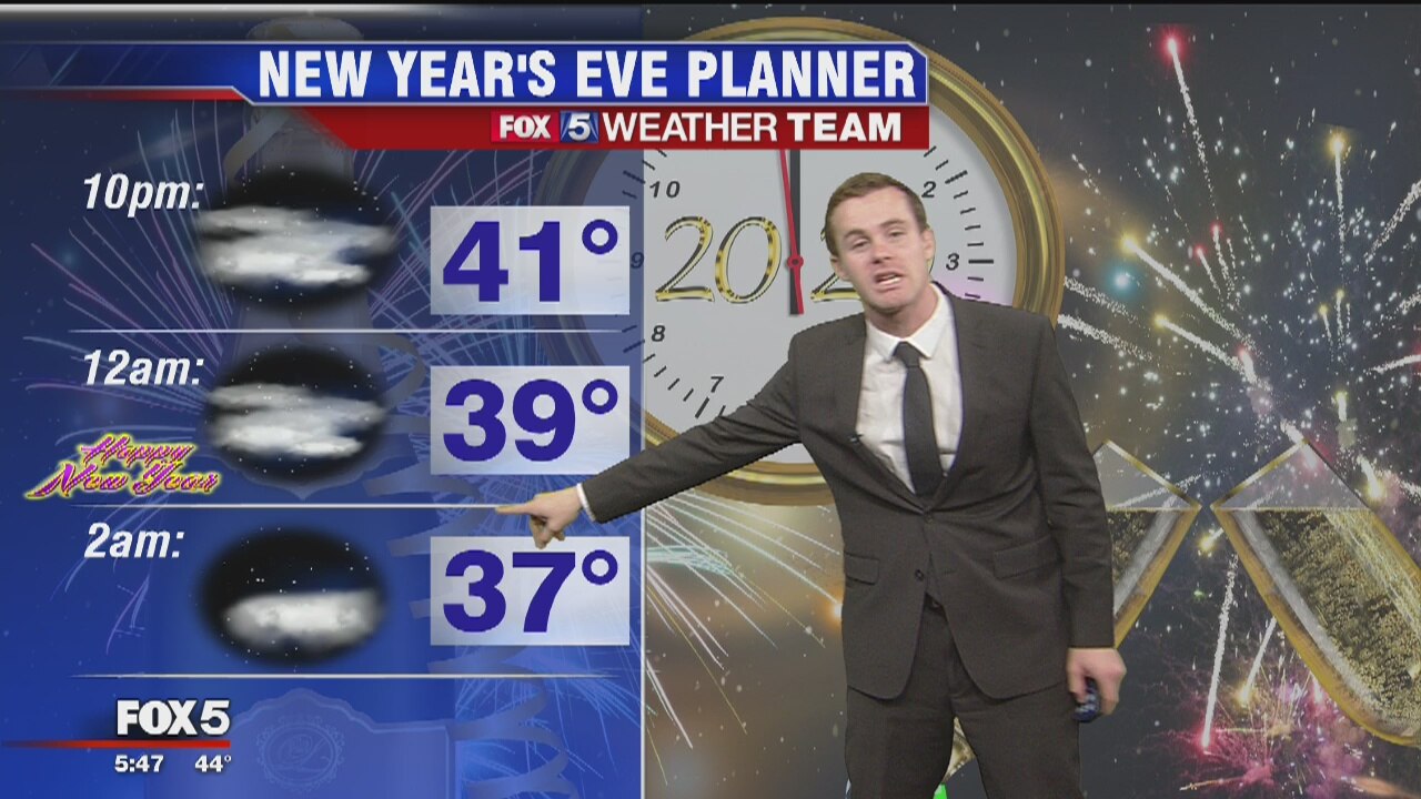 FOX 5 Weather forecast for Tuesday, December 31