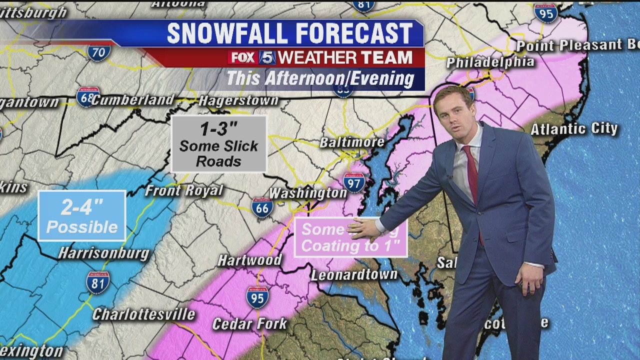 FOX 5 Weather forecast for Tuesday, January 7