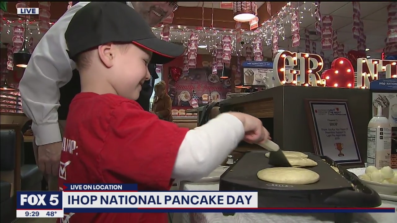 Flipping pancakes for a good cause!