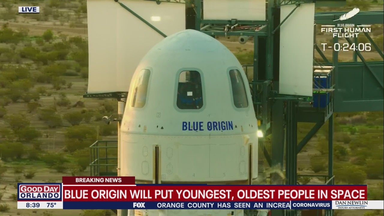 Blue Origin puts youngest, oldest people in space