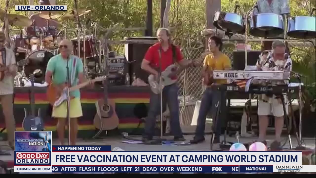 Free vaccination event at Camping World Stadium features raffle to win event tickets
