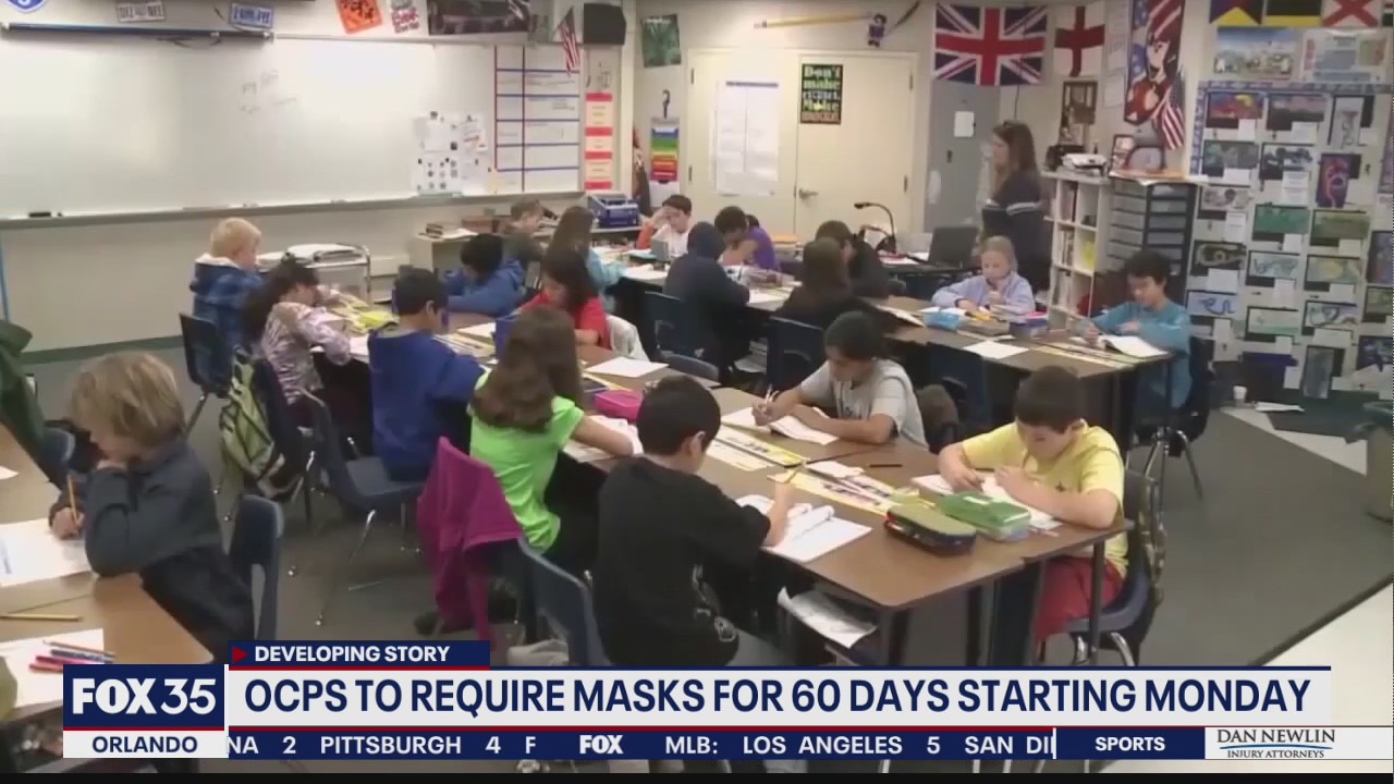 OCPS to require masks for 60 days starting Monday