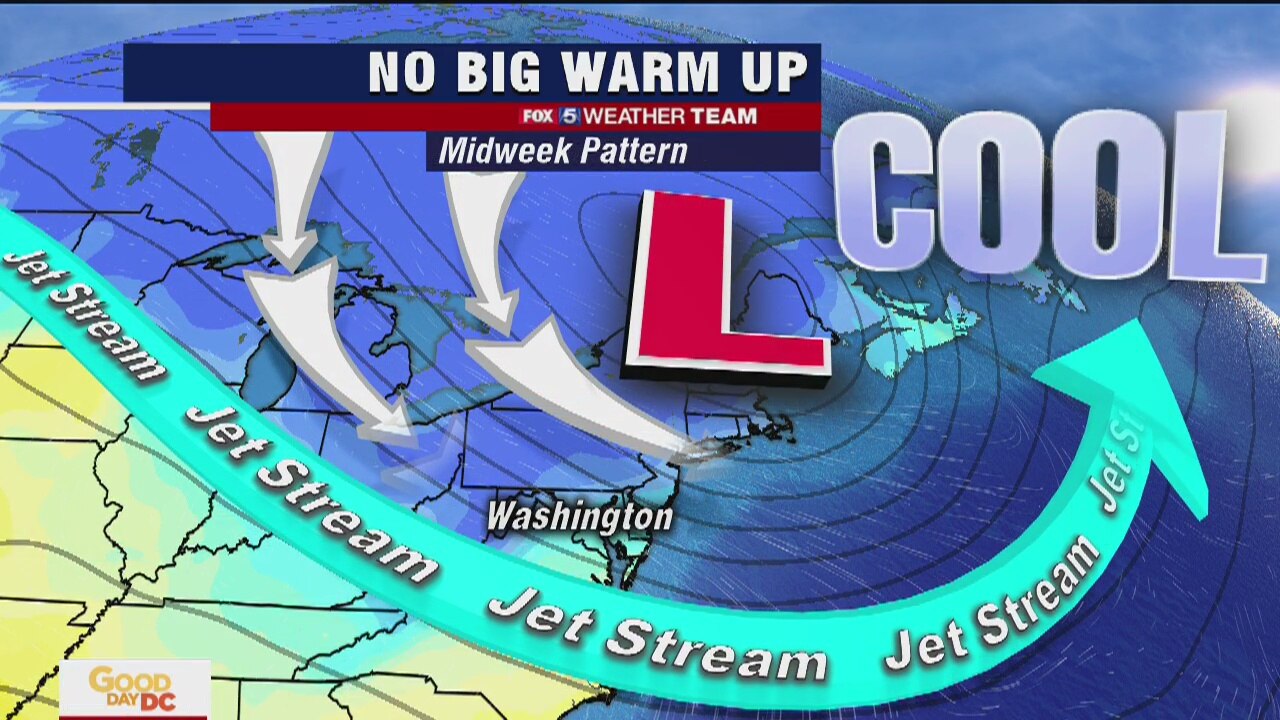 FOX 5 Weather afternoon forecast for Wednesday, April 22