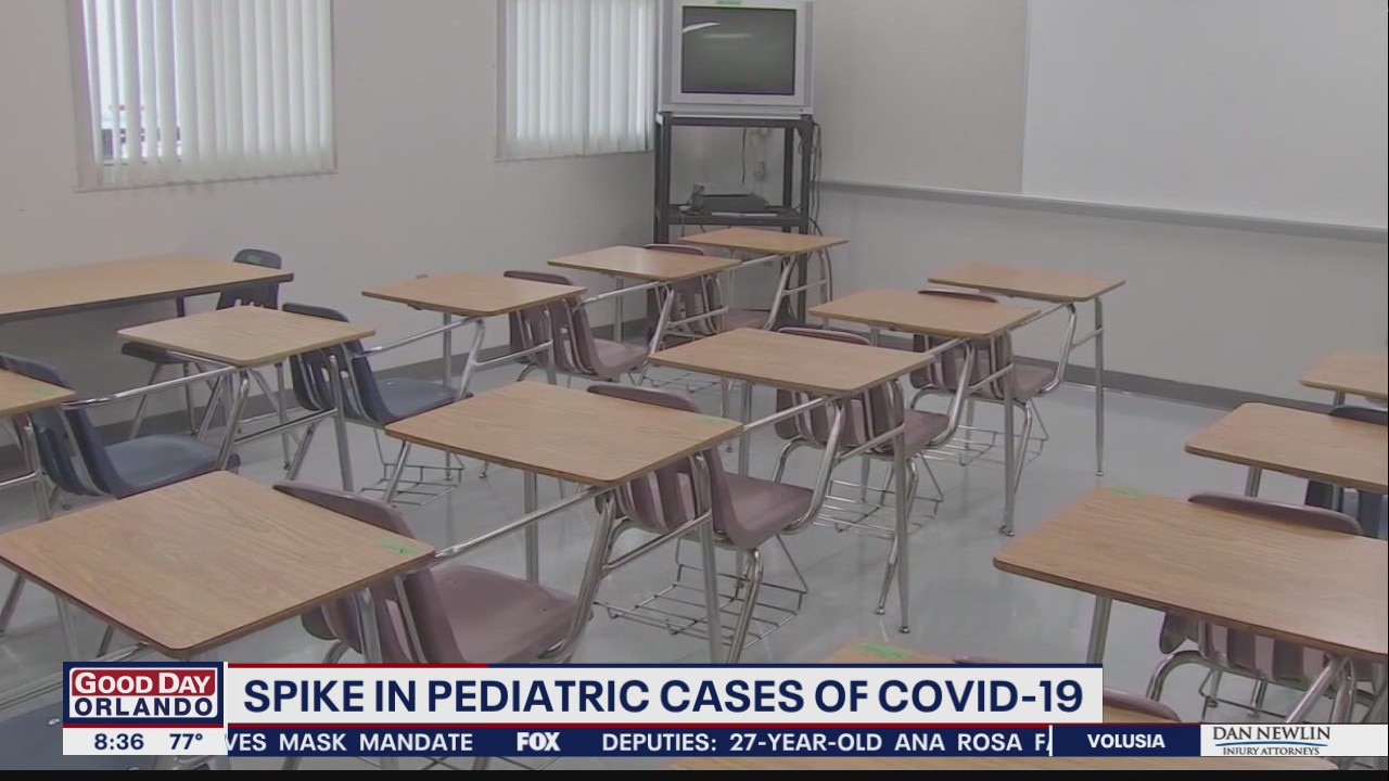 Spike in pediatric cases of COVID-19