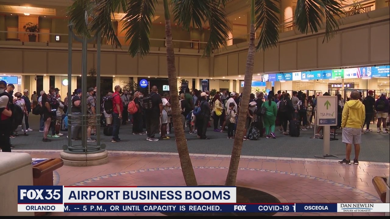Orlando International Airport sees spike in travel numbers