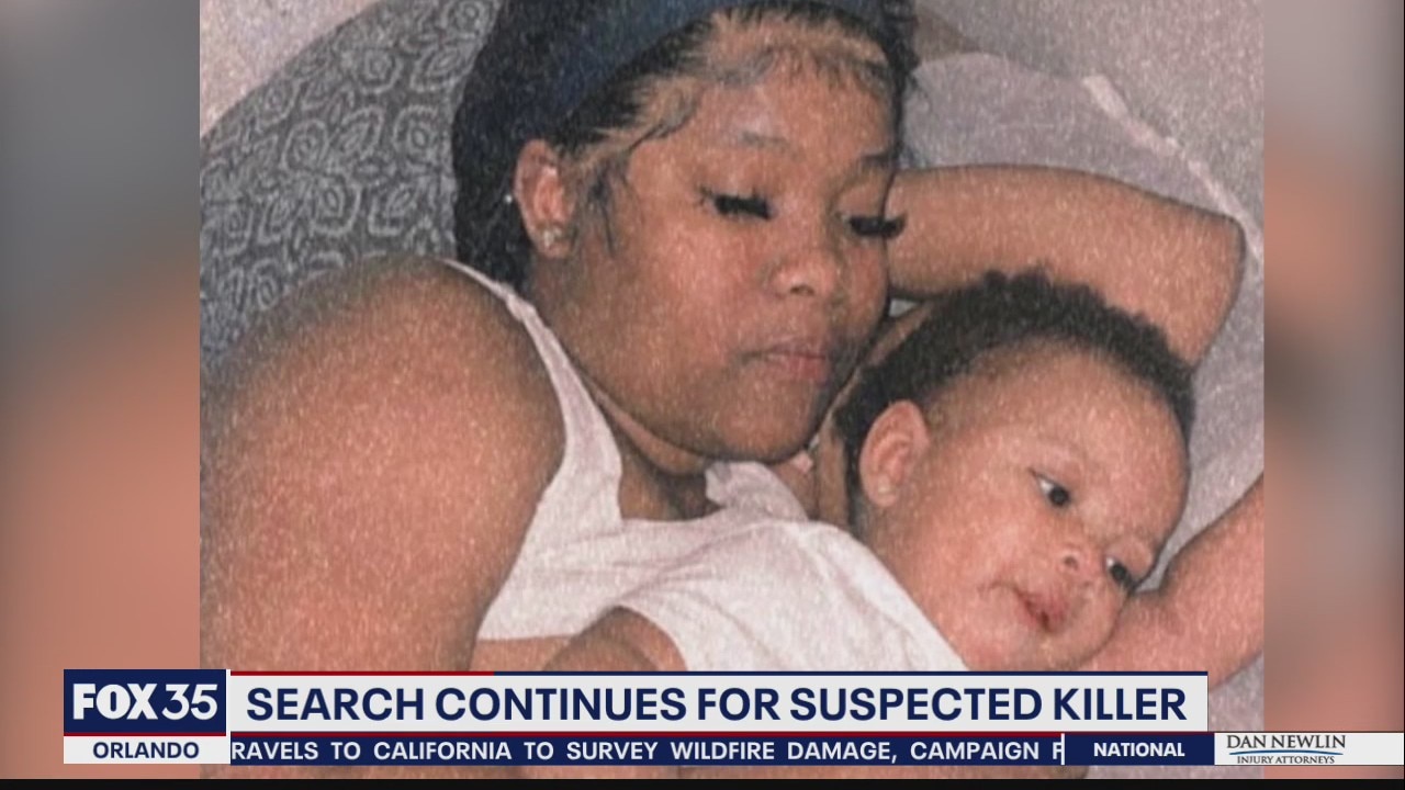 Search continues for suspected killer of mother, child