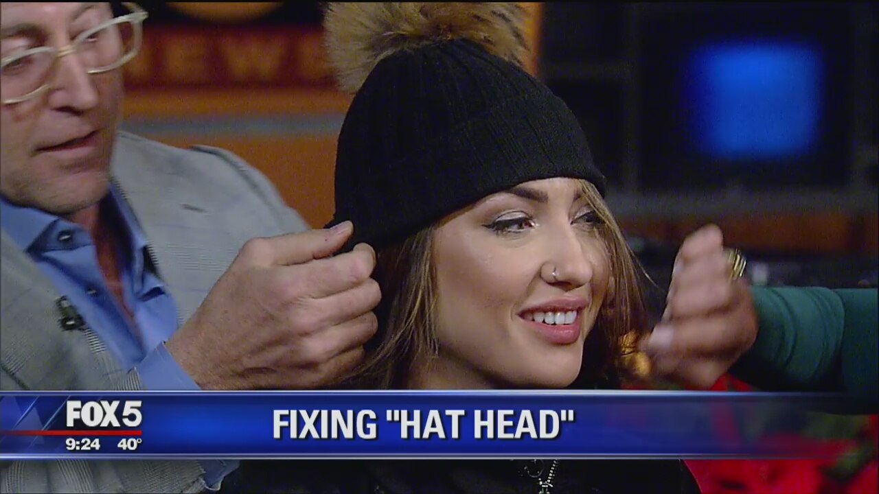 Oscar Blandi's tips for fixing hat hair