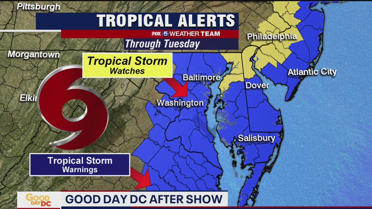 Tropical Storm Warnings expanded ahead of Tropical Storm Isaias